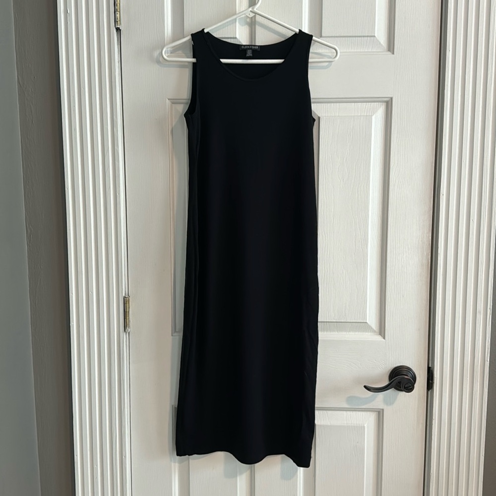 Eileen Fisher black dress XXS